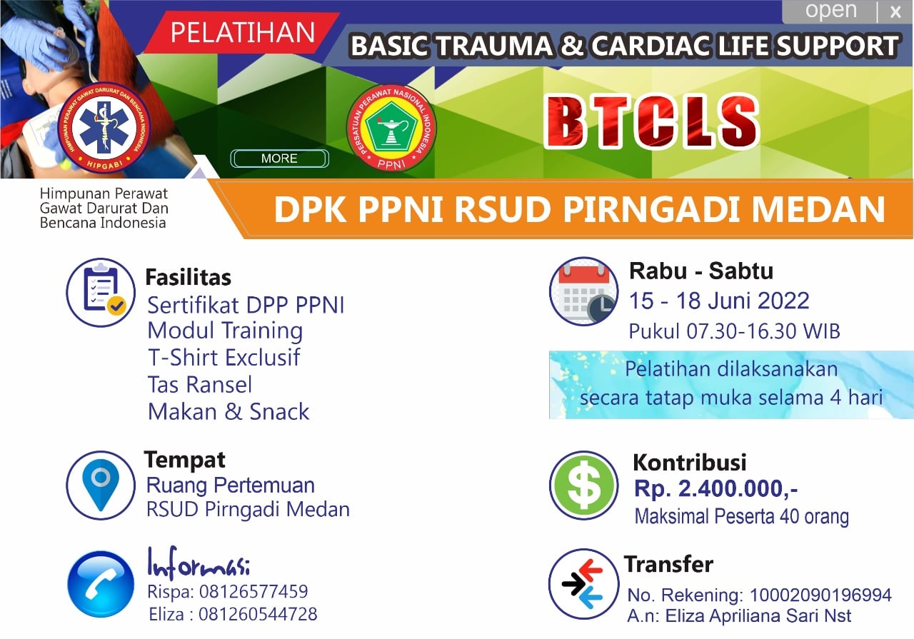 Pelatihan Basic Trauma & Cardiac Life Support